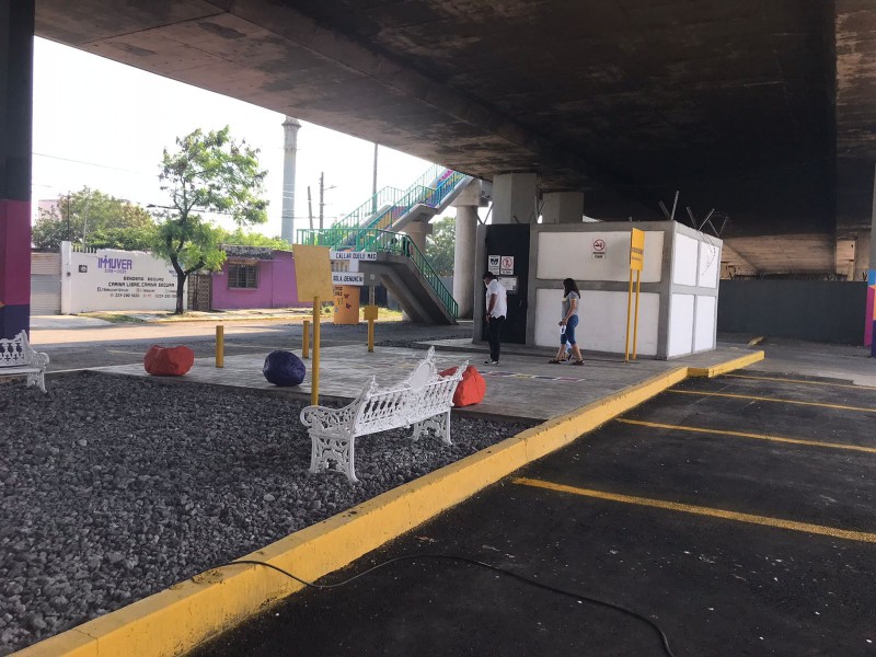 Rehabilitan zona debajo del puente Cuauhtémoc para evitar asaltos