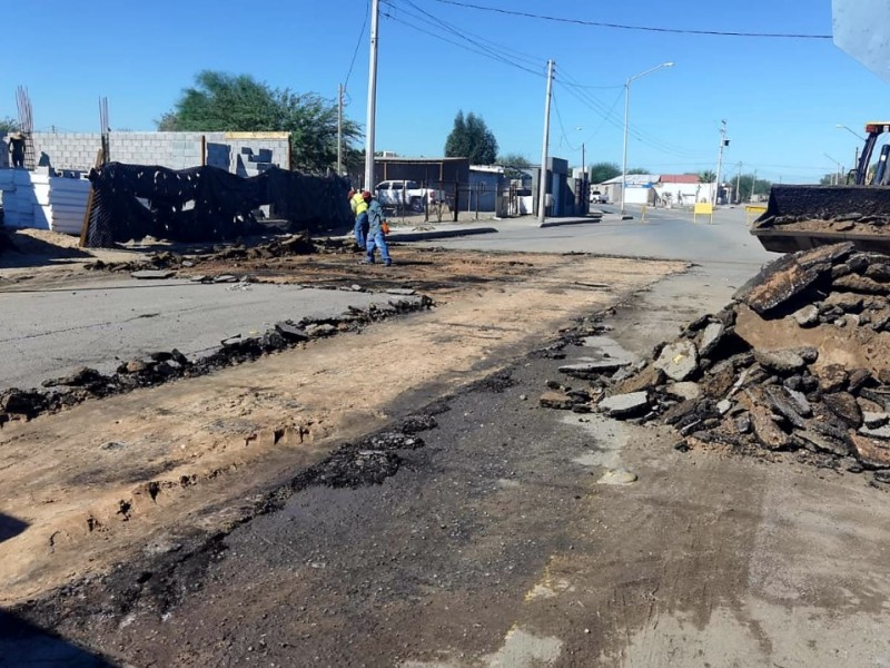 Rehabilitará Ayuntamiento crucero de calle 26 y Brecha