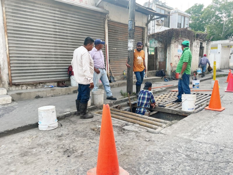 Rehabilitarán tapas y rejillas en Tuxpan