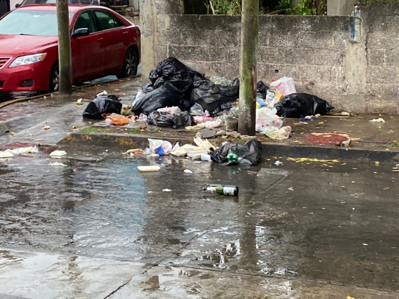 Reinciden en calle Pino Suárez con depósito de basura