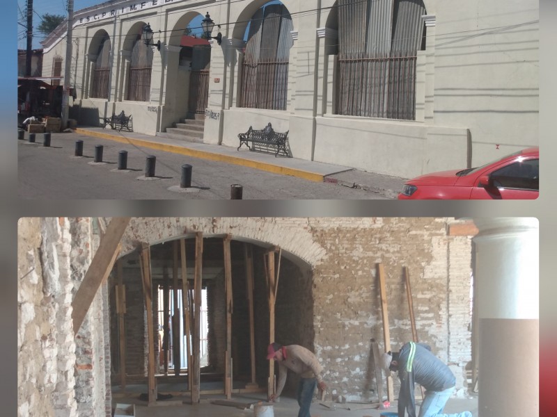 Reinician restauración de edificio histórico en primaria Benito Juárez