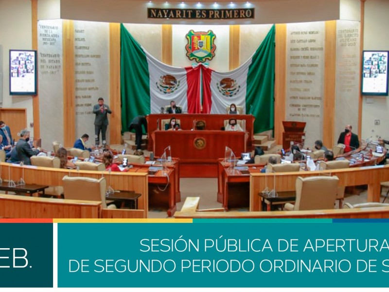 Reiniciará trabajo legislativo Congreso de Nayarit