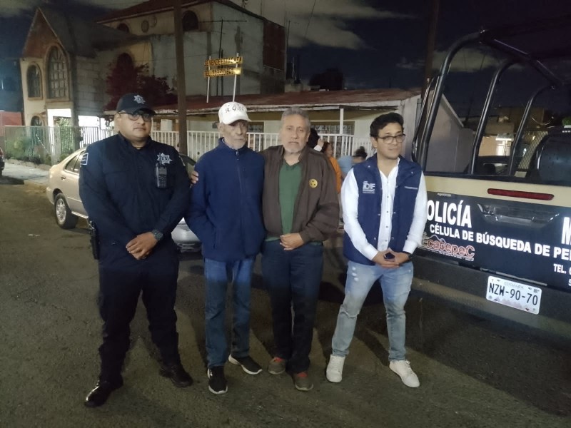 Reintegran  a su hogar a adulto mayor extraviado en Ecatepec