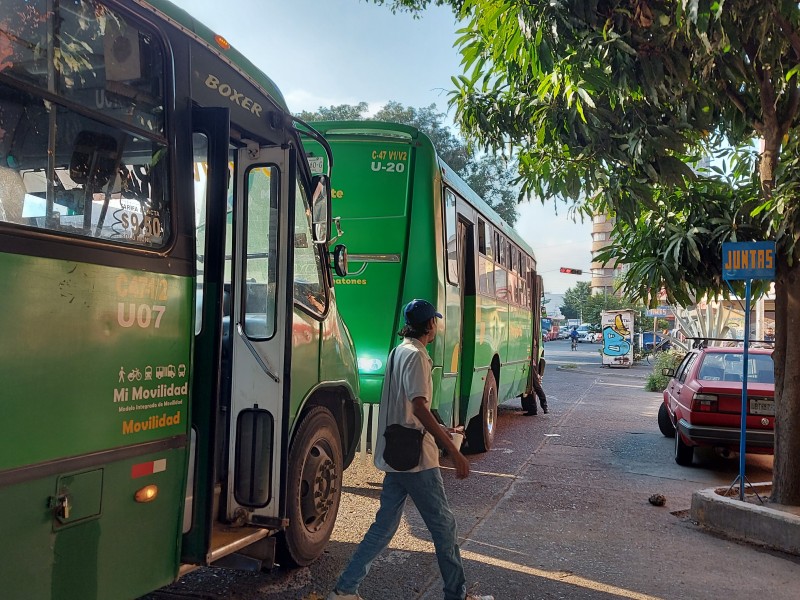 Relajan medidas en el Transporte Público