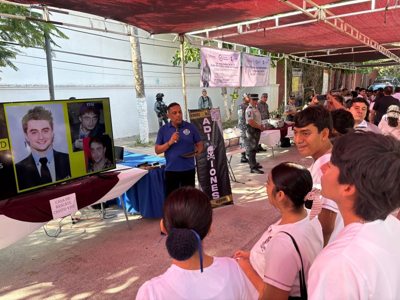Relanzan programa preventivo en Juchitán para fortalecer bienestar de juventudes escolares