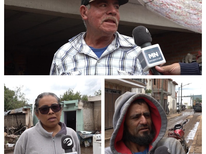 Relatan como se salvaron de la inundación, estan vivos de milagro