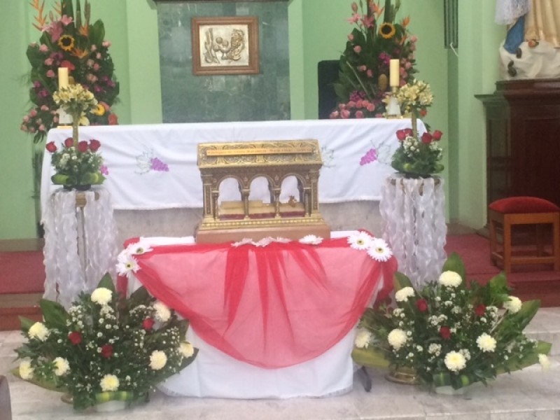 Reliquias de Santa Margarita en Puebla