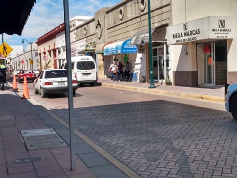 Remodelación del centro histórico afectó al transporte