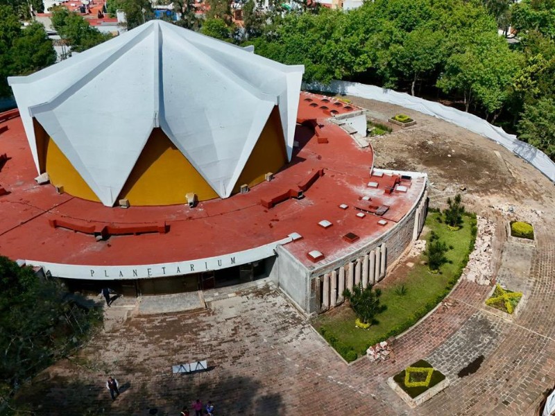 Remodelación del planetario al 18% de avance