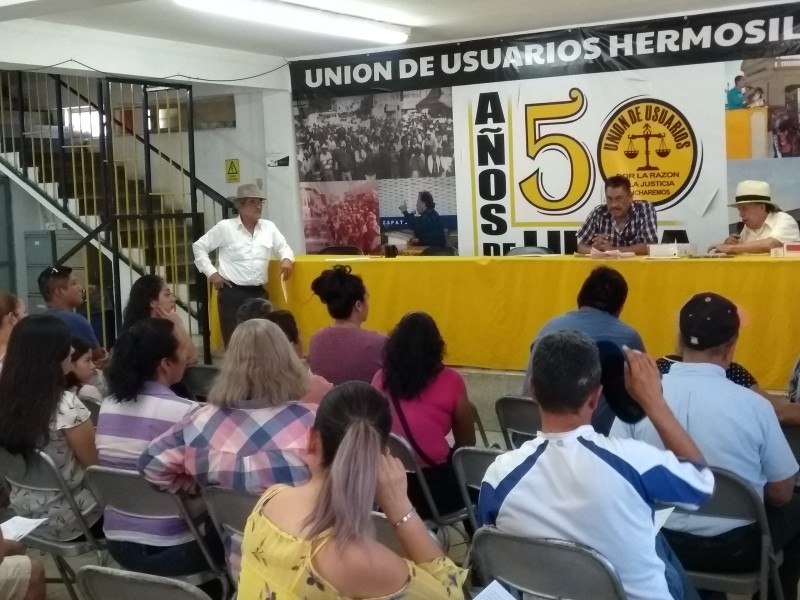 Renovará dirigencia la Unión de Usuarios