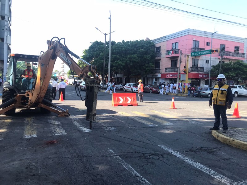 Renovarán la avenida 20 de noviembre en Veracruz