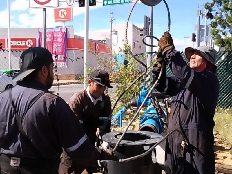 Renuevan equipo de bombeo en colonia López Portillo