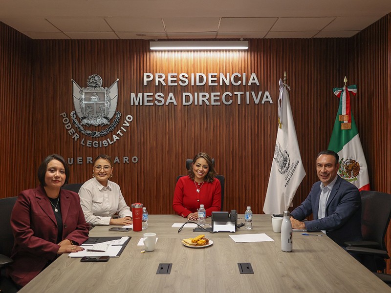 Renuevan Mesa Directiva del Congreso de Querétaro con apoyo unánime de legisladores
