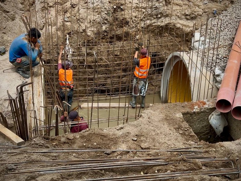 Reparación de colector de Avenida Malecón al 95% de avance
