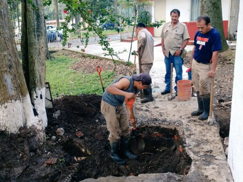 Reparación de fuga provocó desabasto en colonias xalapeñas