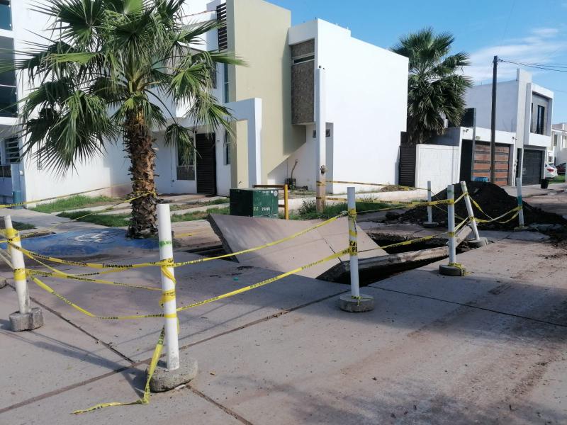 Reparación de socavón en La Memoria iniciará la próxima semana