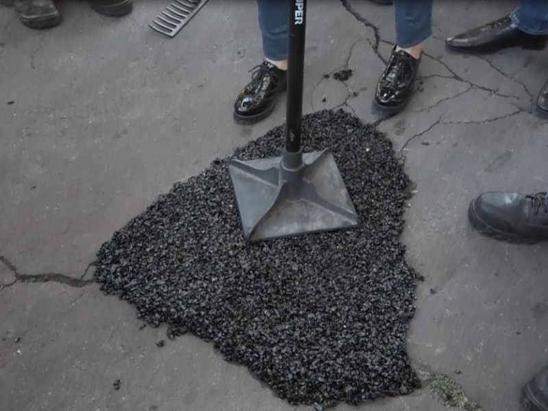 Reparan el bache 10 mil en Puebla