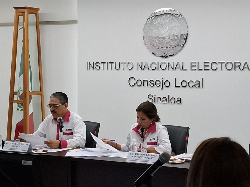 Reporta INE Sinaloa avance del 79.7% en instalación de casillas