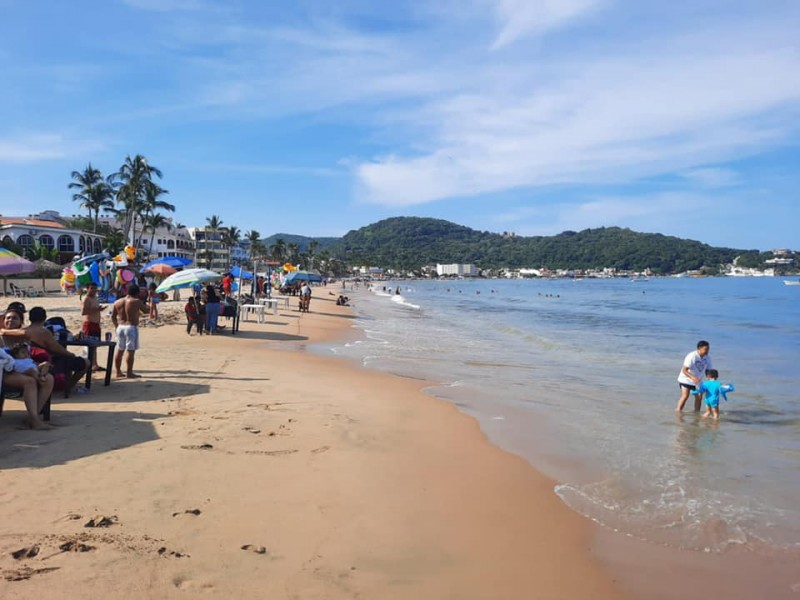 Reporta Protección civil estado de las playas nayaritas