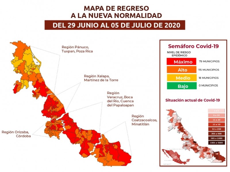 Reportan 204 nuevos casos de Covid19 en la entidad