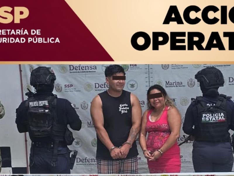 Reportan 45 personas detenidas durante operativos en 38 municipios veracruzanos