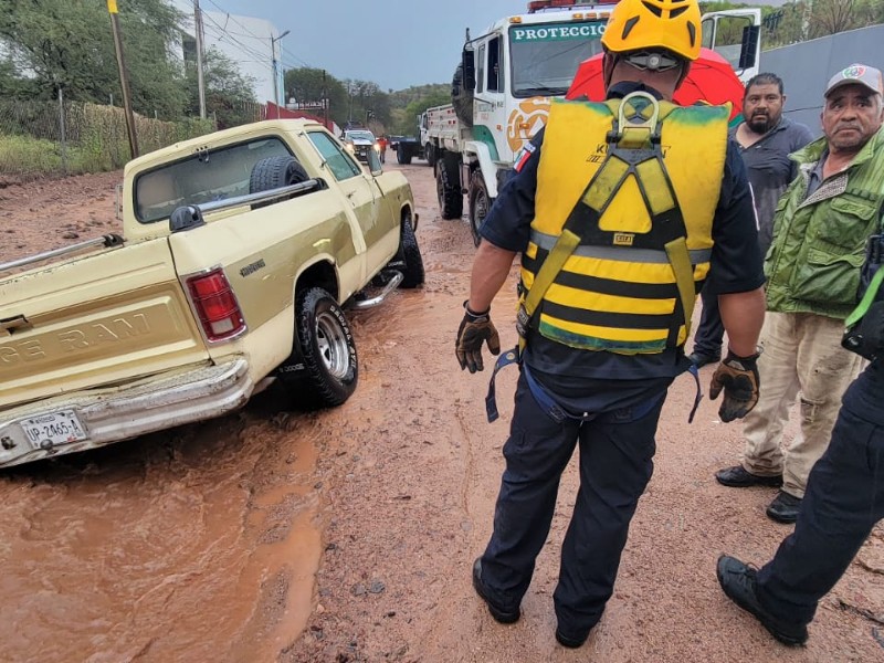 Reportan 78.99 milímetros de agua por tormenta en Nogales, atienden afectaciones