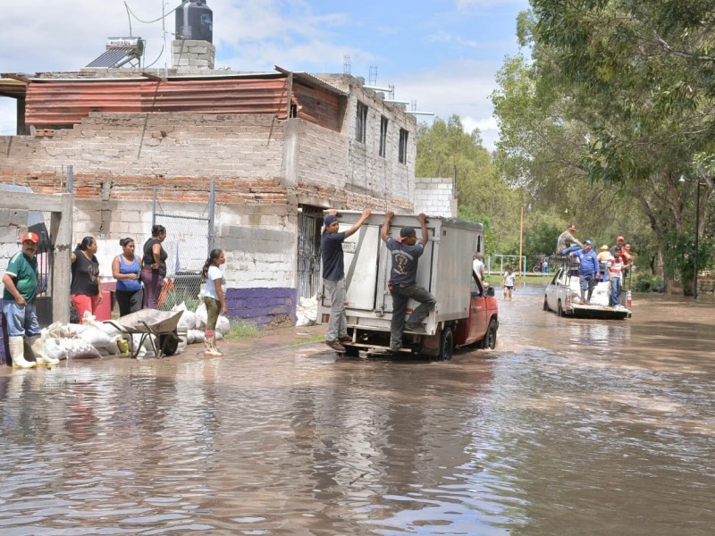 Reportan afectaciones más de 5 municipios por lluvias