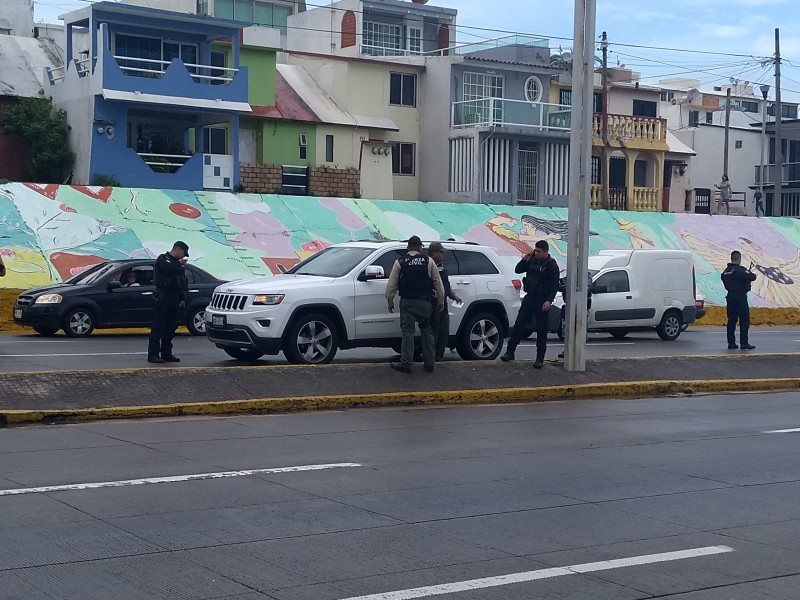 Reportan balacera en Boca del Río