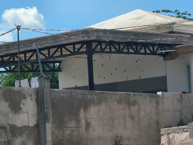 Reportan balacera por bulevar Agricultores: hay una casa baleada