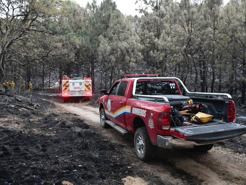 Reportan controlado incendio en La Primavera; hay 15 brigadistas lesionados