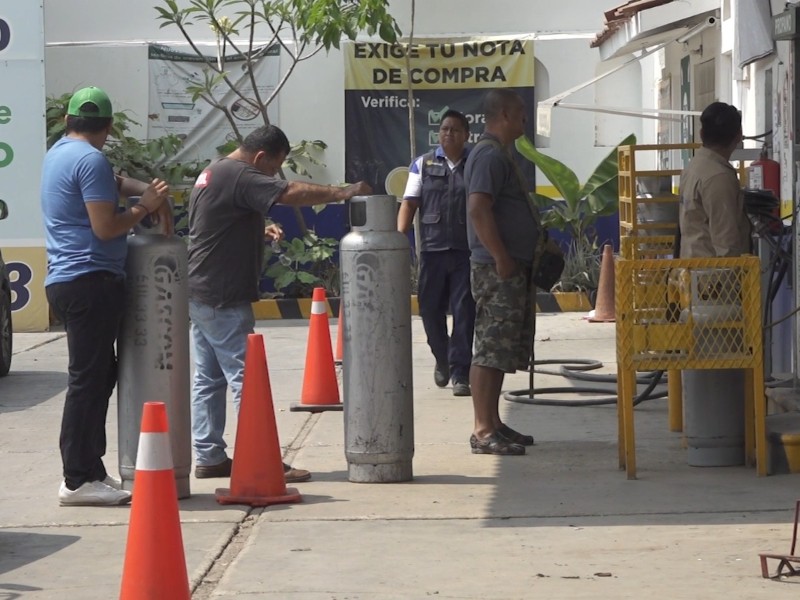 Reportan desabasto de gas LP por falta de producción
