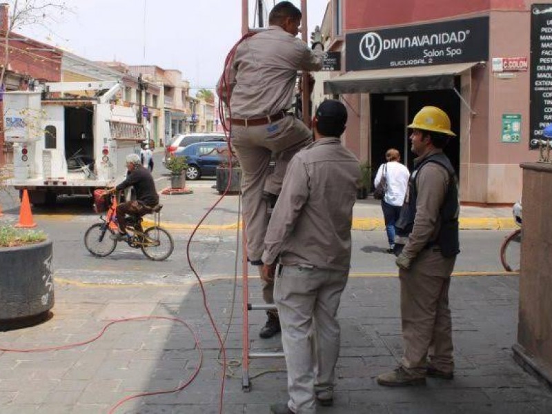 Reportan fallas en el alumbrado público en colonia zamorana