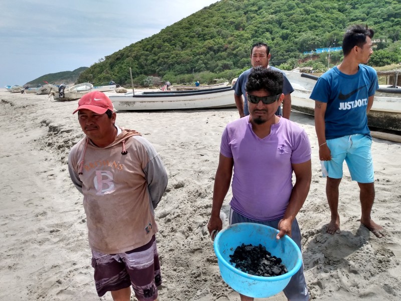 Reportan presencia de chapopote en playa Chipehua