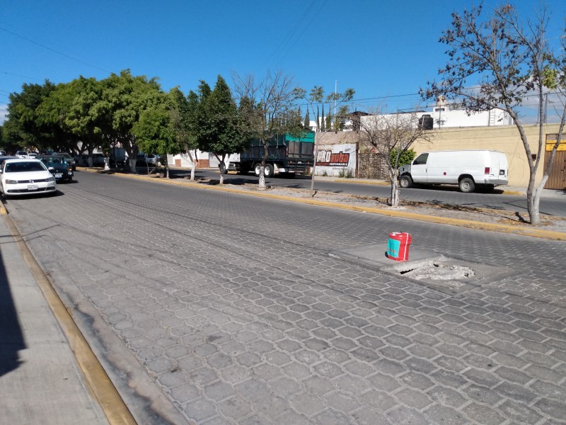 Reportan registró peligroso en la Avenida Madero