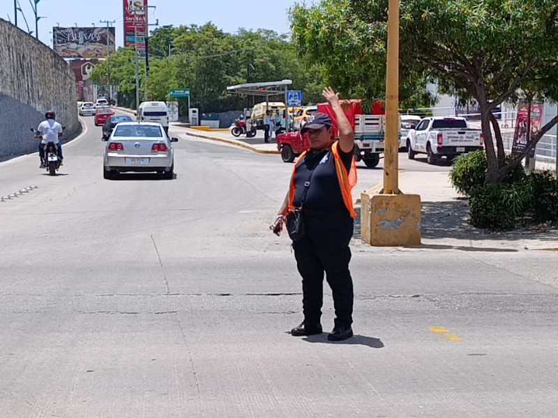 Reportan semáforos apagados en varios puntos de Tuxtla Gutiérrez