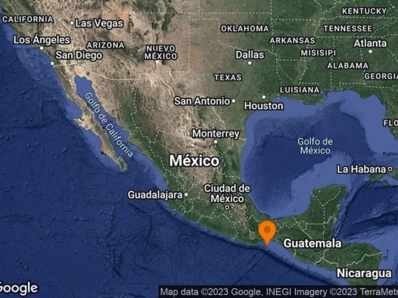 Reportan sismo de 4.3 en Salina Cruz