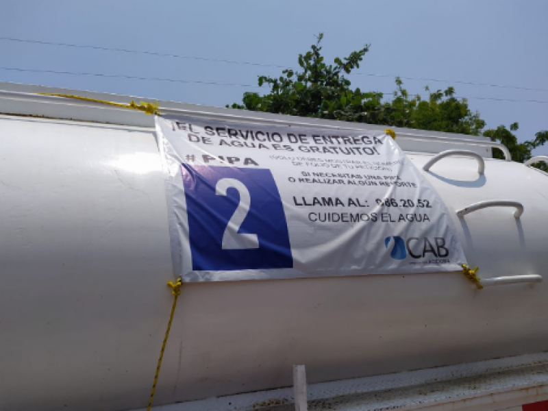 Reportan tandeos de agua irregulares en Boca del Río