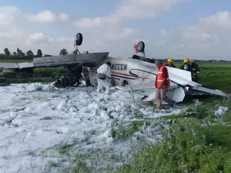 Reportan un muerto por accidente aéreo en Durango