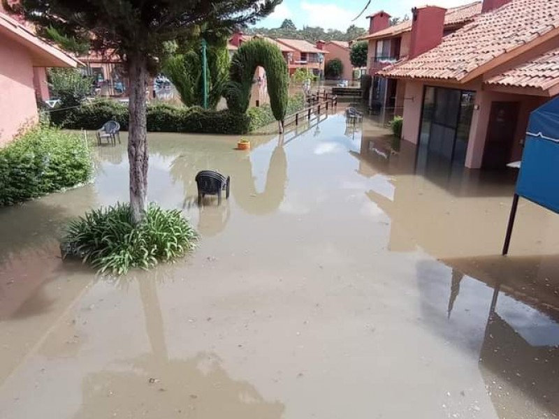 Reporte de afectaciones por lluvias en Querétaro