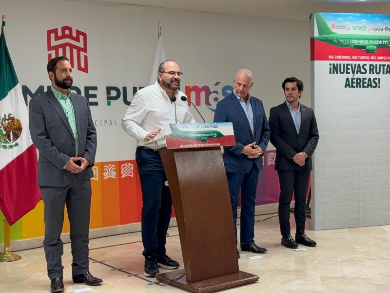 Representantes del Grupo OMA anuncian nuevos vuelos en Torreón