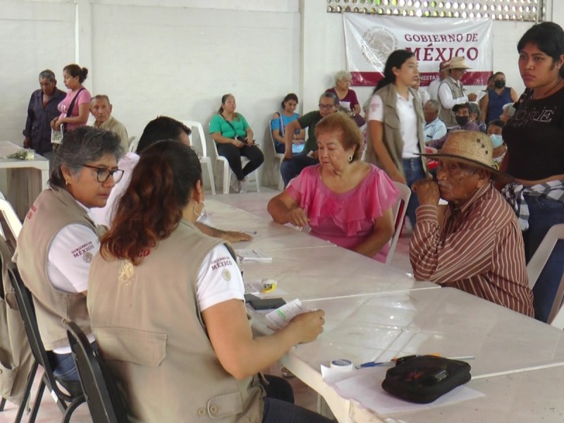 Reprograman mesas de pago de Bienestar en Tuxpan