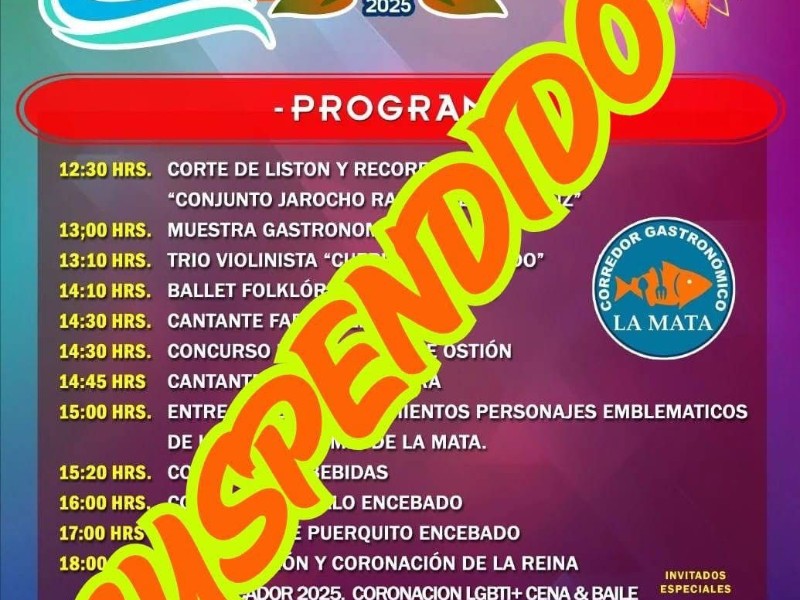 Reprogramarán Festival Gastronómico del Pescador