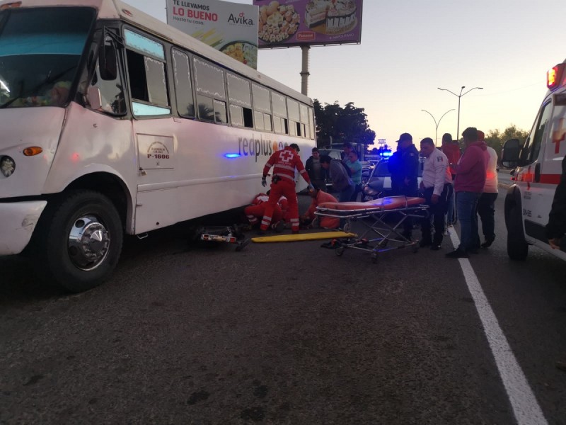 Repuntan atenciones por personas atropelladas en Cruz Roja Los Mochis