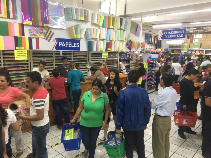 Repuntan compras del regreso a clases