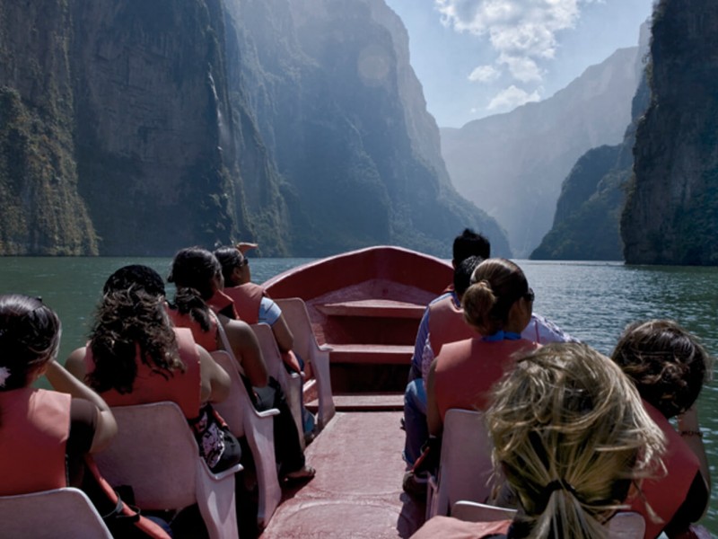 Repuntan visitas al Cañón del Sumidero