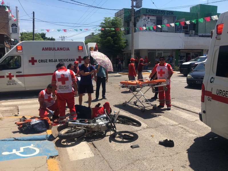 Repuntan accidentes viales en Guasave, motociclistas encabezan siniestros