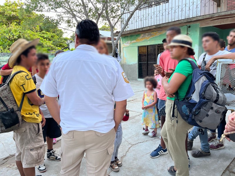 Rescata FGEO a 19 migrantes en domicilio de Salina Cruz