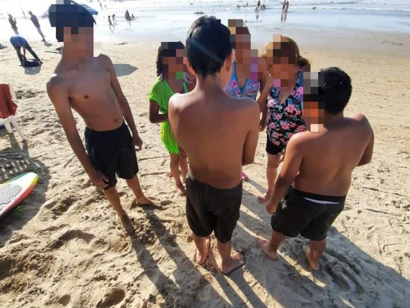 Rescata PC 12 personas arrastradas por el mar en Guayabitos