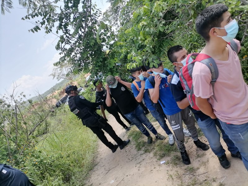 Rescatan a 115 migrantes en Chiapa de Corzo