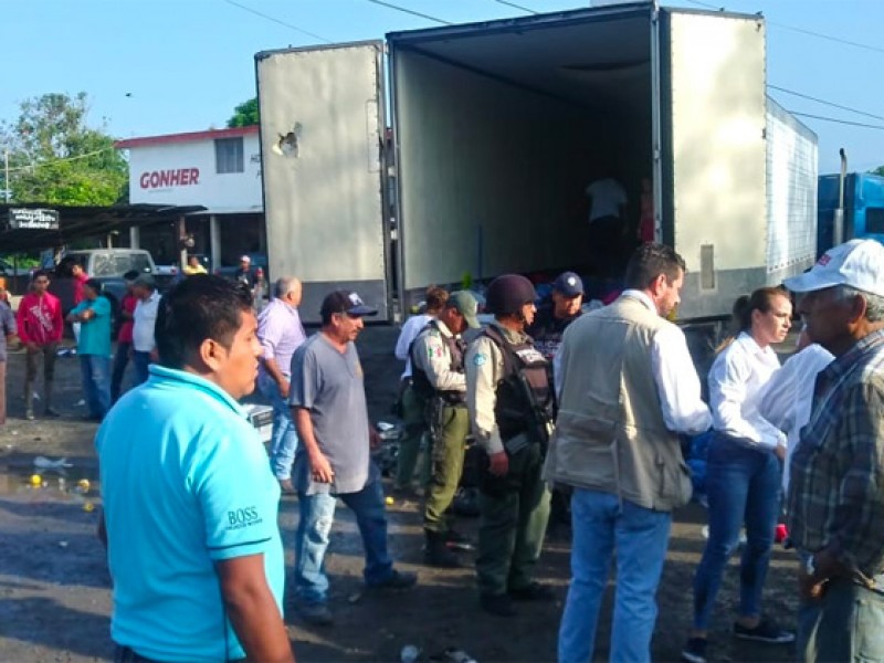 Rescatan a 200 migrantes centroamericanos en Ozuluama